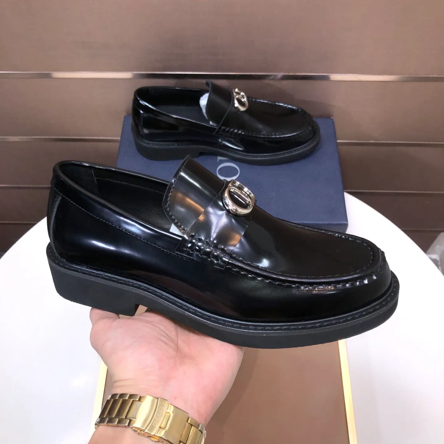 Men's shoes 💰680💶[Dior] (water-dyed cowhide lining) Dior original 1:1 high-quality factory, imported original materials, imported raw cowhide, water-dyed cowhide lining, original TPU outsole, code number: 39-44 (38.45 custom-made)